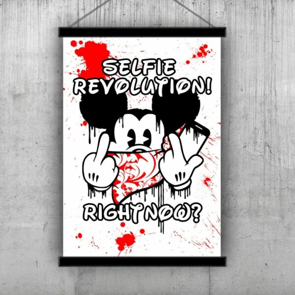 Cuts and Pieces and Planet Selfie - Selfie Revolution (red)