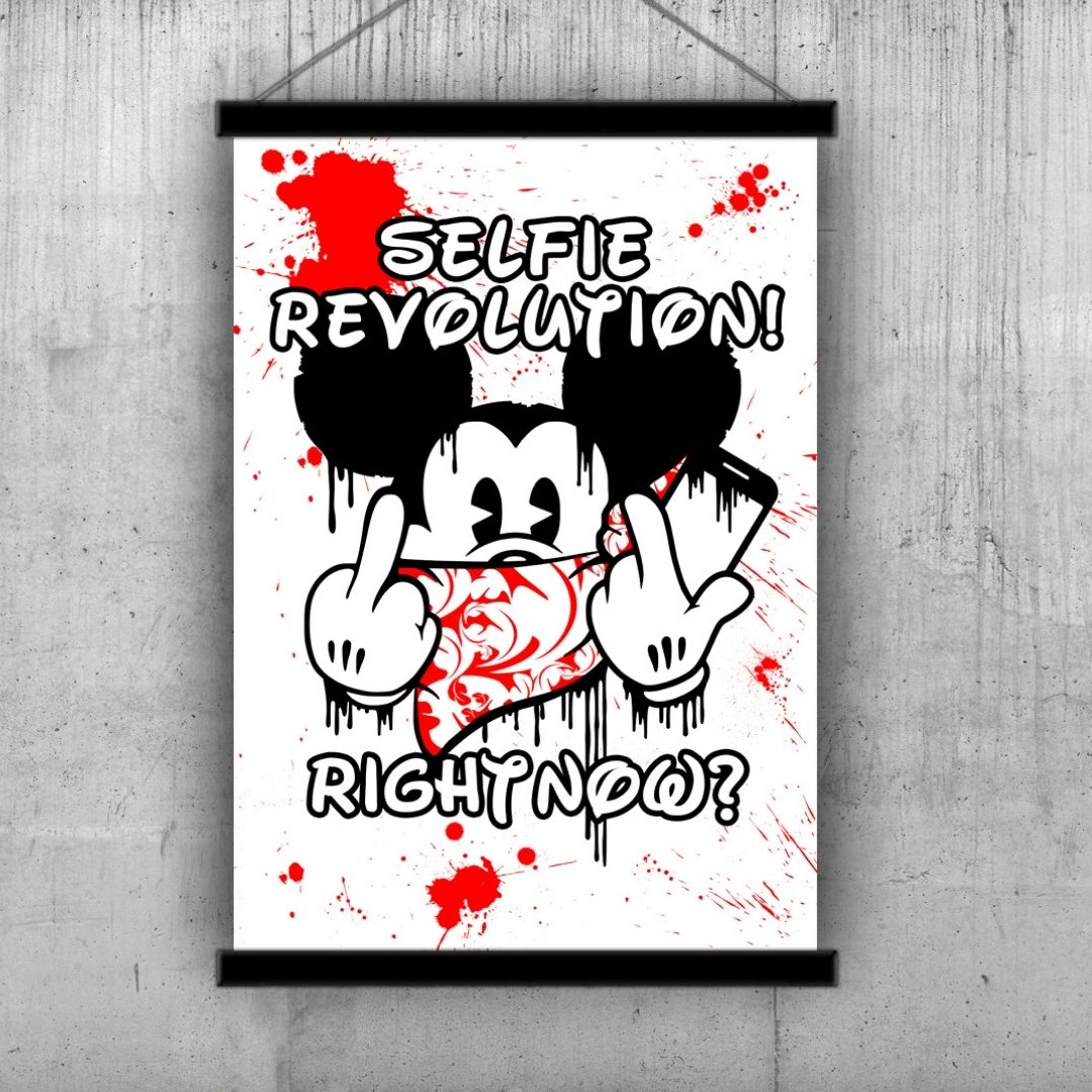Selfie Revolution (Red) by Cuts and Pieces and Planet Selfie