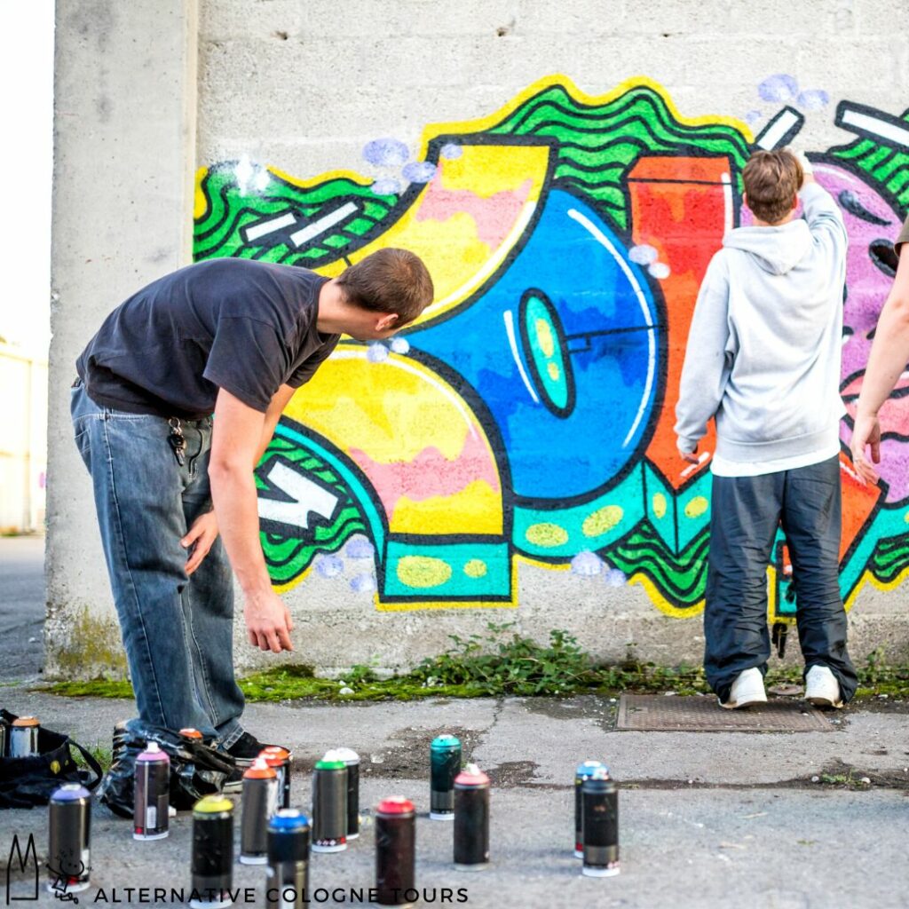 Graffiti Workshop Daheim Wand gestalten