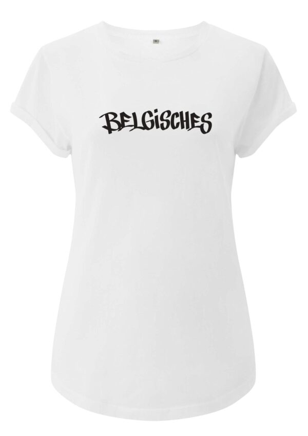 Köln Belgisches Tag T Shirt Frauen Weiß Schwarz