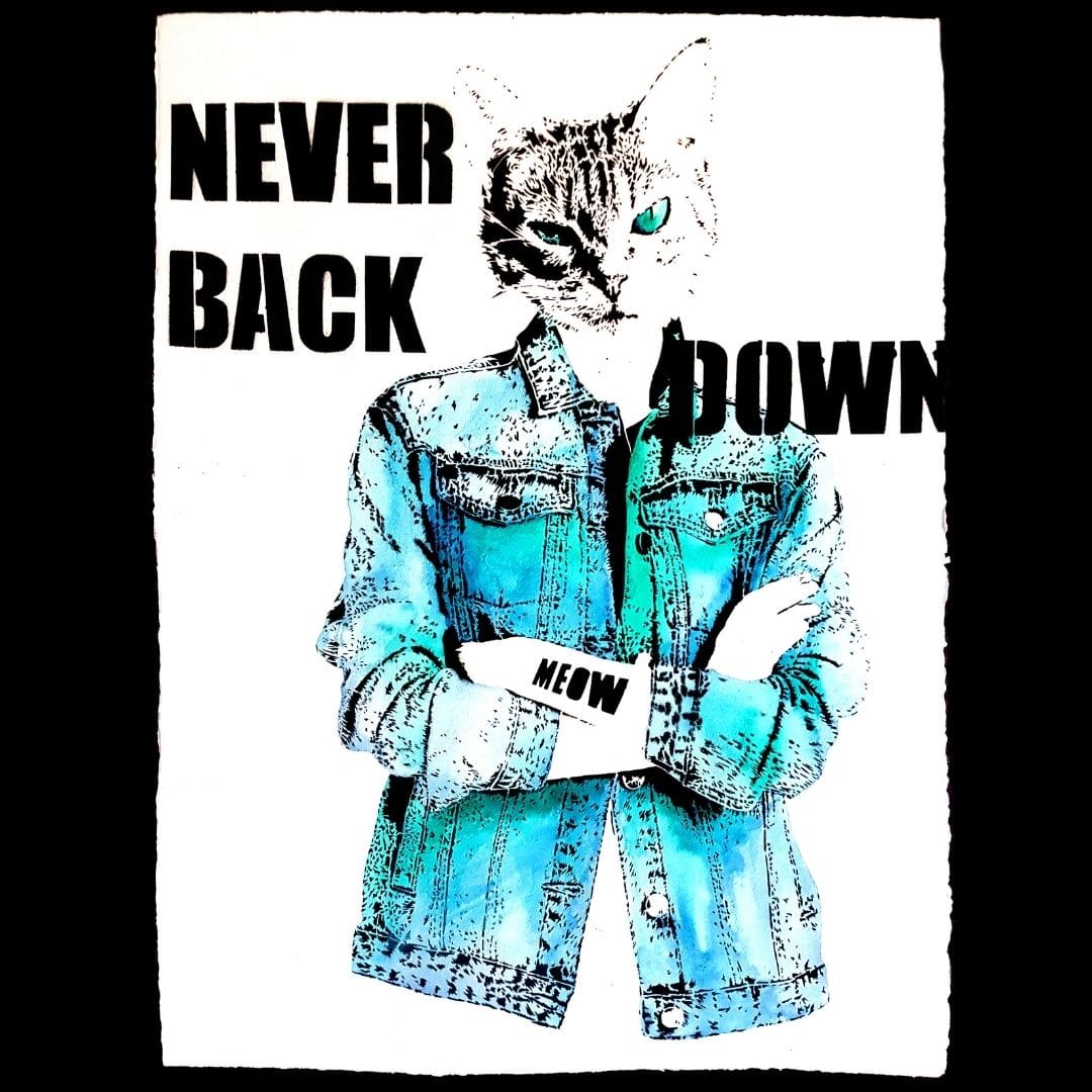 Never Back Down (Blau) by MEOW