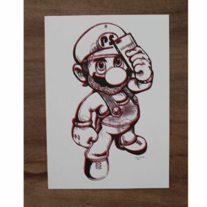 Mario In Brown By Planet Selfie