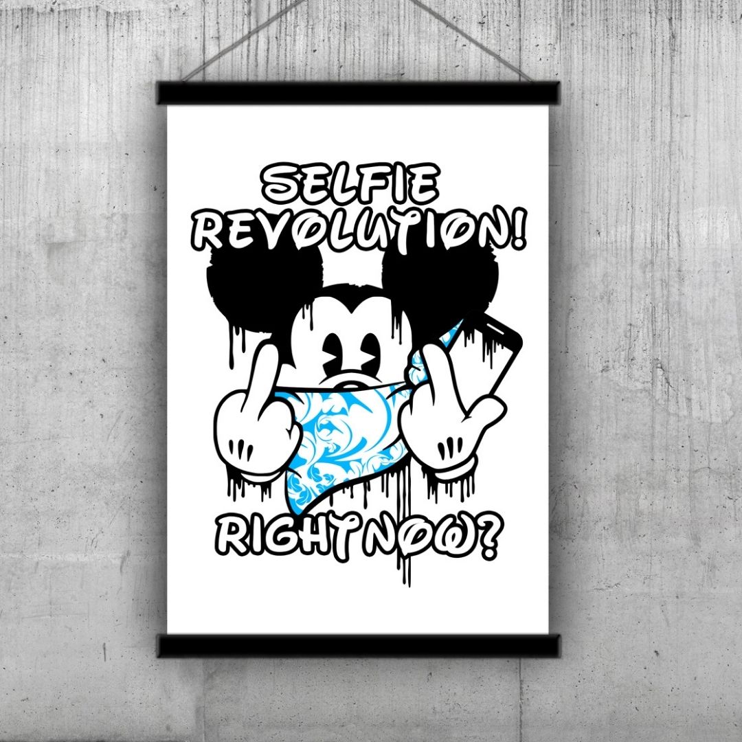 Selfie Revolution (Blue) by Cuts and Pieces and Planet Selfie