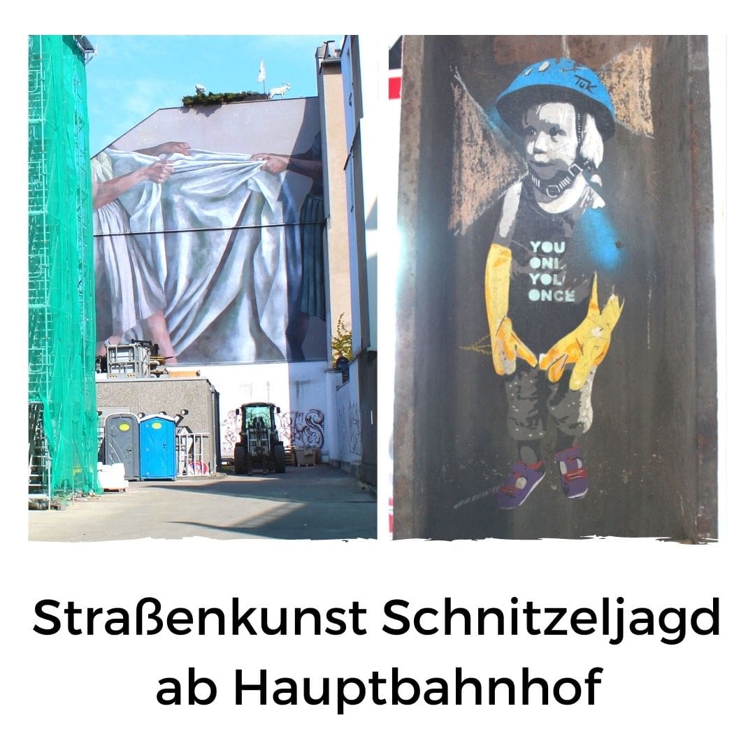 Straßenkunst Schnitzeljagd ab Hauptbahnhof Köln
